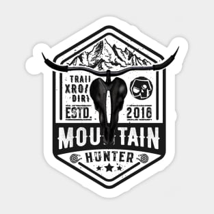 Mountain Hunter | Crazy MTB Mountainbike Shirt Sticker